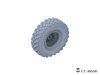 E.T. Model P35-154 Russian GAZ-233014 STS TIGER Armored High-Mobility Vehicle Sagged Wheels For Meng Kit 1/35